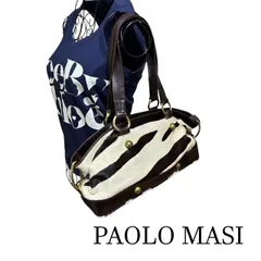 PAOLO MASI パオロマージ イタリア製 ハラコレザー 本革トートバッグ 　ハンドバッグ　 ゼブラ柄　 肩掛けのサムネイル