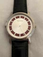 Paul Smith 1008-S5248 ブラック文字盤 デイト 新品ベルト - メルカリ