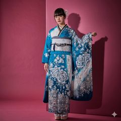 ♦︎豪華幻の辻が花♦︎花絞り♦︎金通し地♦︎オーロラ♦︎辻が花袋帯 
