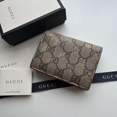 GUCCI 二つ折り財布 スプリーム ビー 蜂 プリント 購入時レシート付