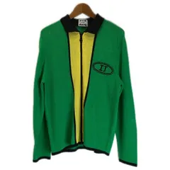 【中古】　ICEBERG　セーター　ジップアップ　ワンポイント　ワッペン　イタリア製　古着　/1156のサムネイル