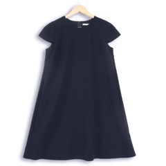 【極美品】フォクシーニューヨーク マットストレッチグログランワンピース 40 紺 極美品】フォクシーニューヨーク マットストレッチグログラン