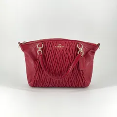 COACH（コーチ） ケルシー サッチェル 2WAY F37081 ショルダーバッグ レッド