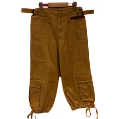 【中古】　MARC JACOBS　クロップドパンツ　綿パン　ボトムス　無地　ジップフライ　ドローコード　サイドアジャスター　古着　/2496のサムネイル