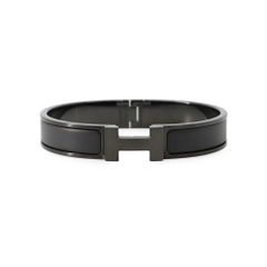 エルメス アテナ ブレスレット バングル T3 シルバー ノワール 藤原