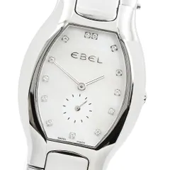 エベル EBEL E9014G31 ベルーガ トノー 13Pダイヤ スモールセコンド クォーツ レディース _957029のサムネイル