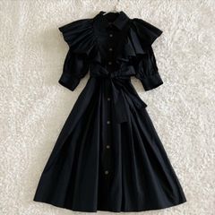XL♡新品タグ付き マックスマーラ ロングワンピース ベルトリボン