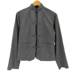 ブラックコムデギャルソン BLACK COMME des GARCONS 2014AW チャイナ長袖シャツ  レディース JPN：XS のサムネイル