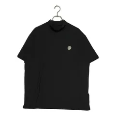 中古 メンズ アンティカゴルフ ANTIQUA GOLF 半袖シャツ L 黒 ブラック