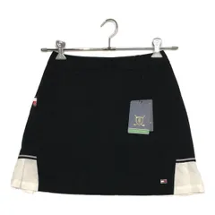 未使用品 レディース トミーヒルフィガーゴルフ TOMMY HILFIGER GOLF スカート M 黒 ブラック バックプリーツ 薄手 軽量