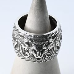 美品】GUCCI FELINE HEADキャットヘッド リング 24号 - メルカリ