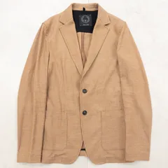 T-JACKET ティージャケット テーラードジャケット ストライプ コットン ポリウレタン ブラウン イタリア製 メンズ S b01316のサムネイル