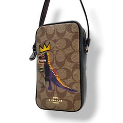 COACHBASQUIAT限定コーチバスキアレキシー恐竜 ショルダーバッグ 黒 