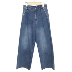 【倉吉店】 中古 BABYLONE | バビロン デニムパンツ デニムタックパンツ 2510010702 ブルー サイズ：36 【110】のサムネイル