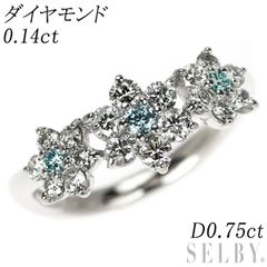 K18WG トリートブルーダイヤモンドリング - メルカリ