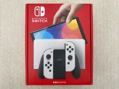 ◆Nintendo Switch 有機ELモデル Joy－Con（L）／（R） ホワイト　0013417360　動作品