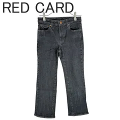 RED CARD レッドカード ブラックデニムパンツ 24  ブラック レディース