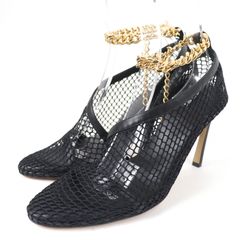 CHANEL（シャネル） メッシュ オープントゥ ブーティサンダル