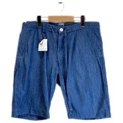 【中古】　DENIME　ハーフパンツ　短パン　ジップフライ　ドローストリング　アメカジ　古着　/1581のサムネイル