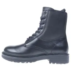 DIESEL (ディーゼル) D-ALABHAMA レザー レースアップ ワーキングブーツ ブラック レディース Y02732のサムネイル
