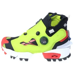 Reebok (リーボック) CLASSIC INSTAPUMP FURY GORE-TEX クラシック インスタポンプフューリー ゴアテックス ハイカットスニーカー ブラック/イエロー US11.5/29.5cm S23866