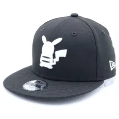 NEW ERA (ニューエラ) ×ポケットモンスター ピカチュウ スナップバック ベースボールキャップ 帽子 キッズ ブラック