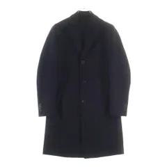 LARDINI (ラルディーニ) イタリア製 ウール シングルフィールド 3B ロングチェスターコート ネイビー JU23636AQのサムネイル