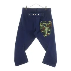 JUNYA WATANABE COMME des GARCONS (ジュンヤワタナベ コムデギャルソン) ×Levi's リーバイス カモフラポケット サルエルデニムパンツ インディゴ WC-P924のサムネイル