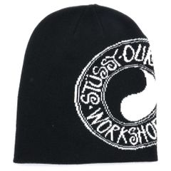 Stüssy our legacy ニット帽 ビーニー ブラック - メルカリ