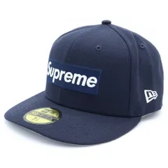 SUPREME (シュプリーム) 25SS ×New Era Championship Box Logo ニューエラ チャンピオンシップ ボックスロゴ ベースボールキャップ 帽子 ネイビー
