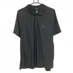【超美品】ジョーダンゴルフ 半袖ポロシャツ 黒 メッシュ調 DRI-FIT ナイキ メンズ XXL ゴルフウェア 2024年モデル 大きいサイズ NIKE