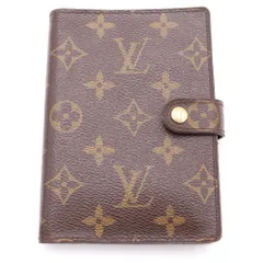 LOUIS VUITTON (ルイヴィトン) モノグラム アジェンダPM バインダー 手帳カバー ブラウン PVC R20005 ゴールド金具のサムネイル