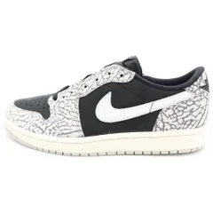 NIKE (ナイキ) AIR JORDAN 1 RETRO LOW OG BLACK CEMENT エアジョーダン1 レトロ ブラックセメント ローカットスニーカー グレー/ブラック US8/26cm CZ0790-001