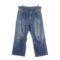 VINTAGE ヴィンテージ 30-40S PAINTER DENIM PANTS 剥き出しリベット オフセット ペインター デニム パンツ インディゴ VINTAGE (ヴィンテージ) 30-40S PAINTER DENIM PANTS 剥き出しリベット