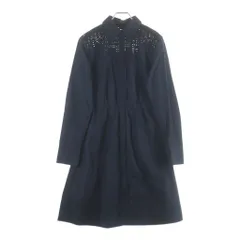LOUIS VUITTON (ルイヴィトン) 17SS カットアウト刺繍 長袖シャツ ワンピース ブラック レディース RW171W QHJ FBDB05のサムネイル