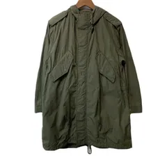 【中古】　DIESEL　ミリタリージャケット　アウター　ロング丈　フード　フルジップ　総柄　迷彩　カモフラ　古着　/1584