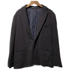 【中古】　L.L.Bean　テーラードジャケット　スーツジャケット　アウター　ウール　ナイロン　総柄　ヘリンボーン　中綿　ポリエステル　アウトドア　古着　/1152