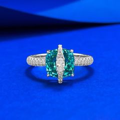 925純銀】1.5ct ラボグロウン・パライバマリンリング - メルカリ