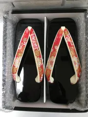【R8-95】◇ 中古　ぽっくり下駄