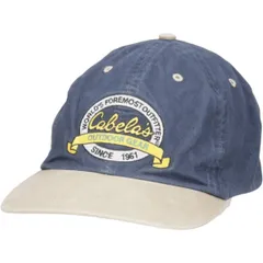 古着 90年代~ カベラス Cabelas ツートン ブランド ベースボールキャップ 6パネルキャップ フリーサイズ相当 ヴィンテージ/gaa007028