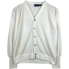 古着 90年代 ヴァンヒューゼン VAN HEUSEN アクリルニットカーディガン USA製 メンズL相当 ヴィンテージ/eaa640219
