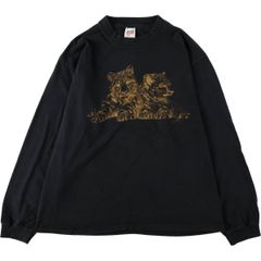 レア物】BUTTERGOODS ライオン柄トレーナー M ブラック - メルカリ