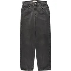 古着 00年代 リーバイス Levi's 550 RELAXED FIT ブラックデニム テーパードデニムパンツ メンズw32相当/eaa633889