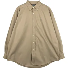 古着 ラルフローレン Ralph Lauren BLAKE 長袖 ボタンダウンシャツ メンズXL相当/eaa643446