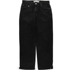 古着 00年代 リーバイス Levi's 550 RELAXED FIT ブラックデニム テーパードデニムパンツ メンズw33相当/eaa633891