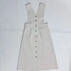 【DRESKIP　ドレスキップ】レディース ジャンパースカート アイボリー　Mサイズ