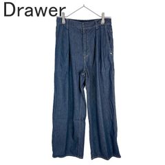 Drawer（ドゥロワー）オリジナルコットンインディゴ5Pデニムパンツ 40