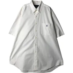 古着 ラルフローレン Ralph Lauren BLAKE 半袖 ボタンダウンシャツ メンズXL相当/eaa641073