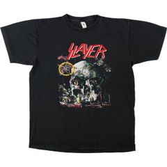 Slayer スカル ヘルメット ビンテージバンドTシャツ - メルカリ