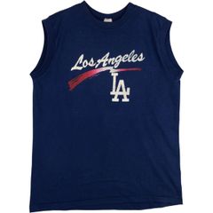 헌옷 80년대 챔피언 Champion MLB LOS ANGELES DODGERS 로스앤젤레스 다저스 트리코 태그 민소매/eaa640811